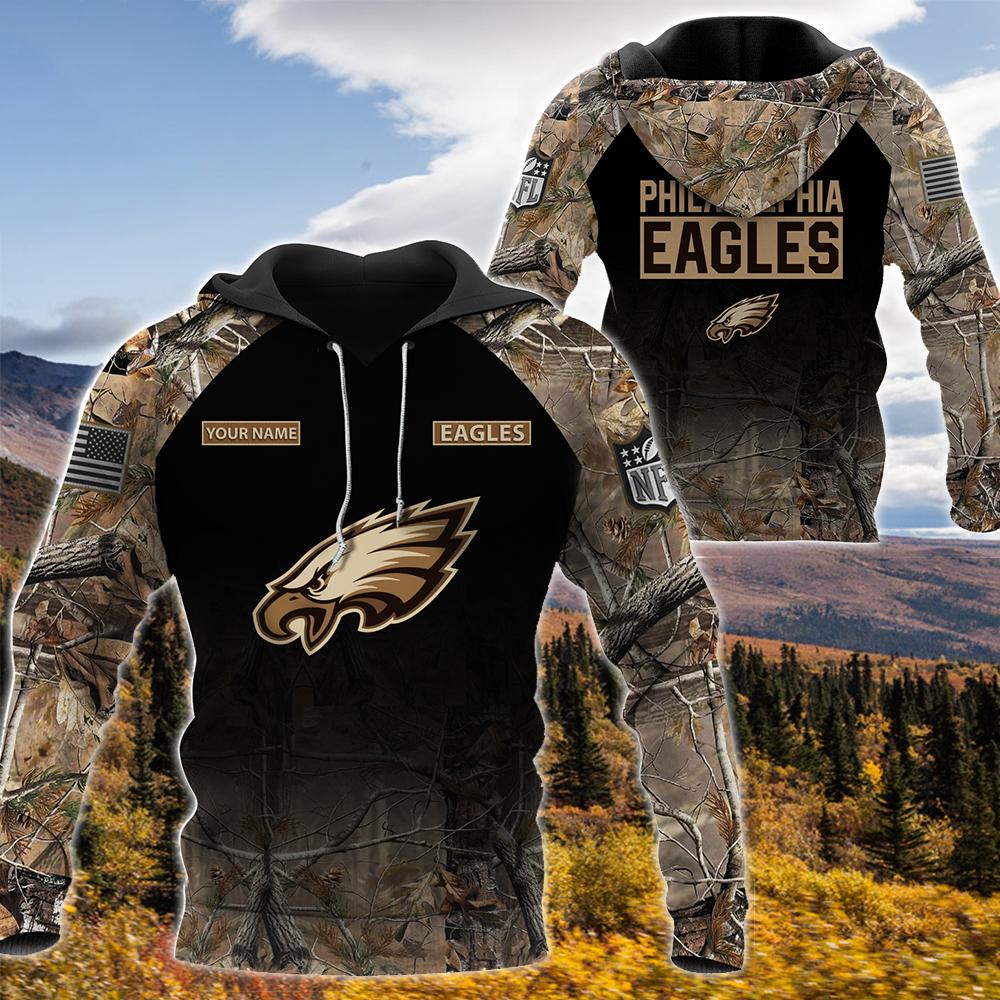 Philadelphia Eagles NFL Special Camo Realtree Hunting Personalized