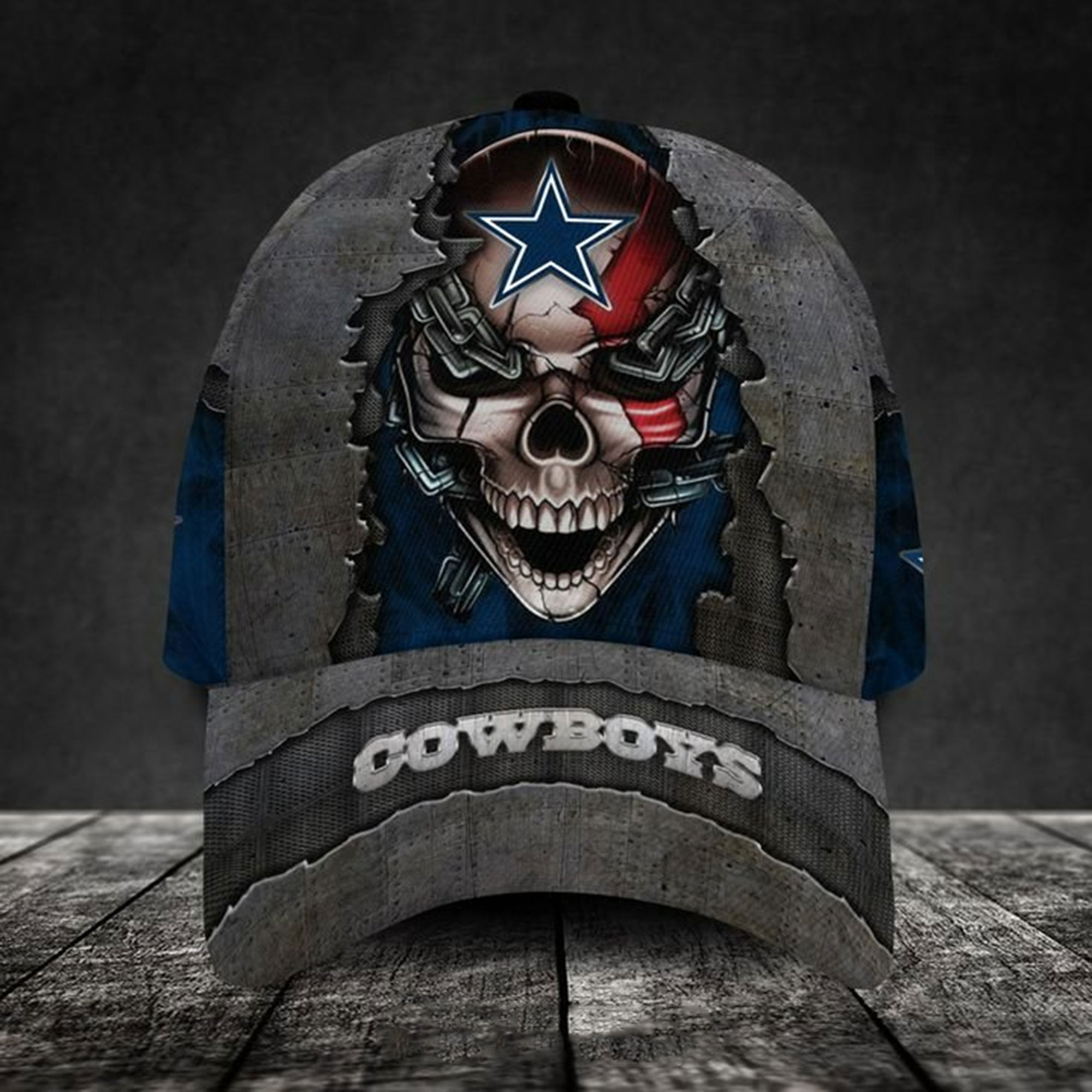 cowboys skull cap