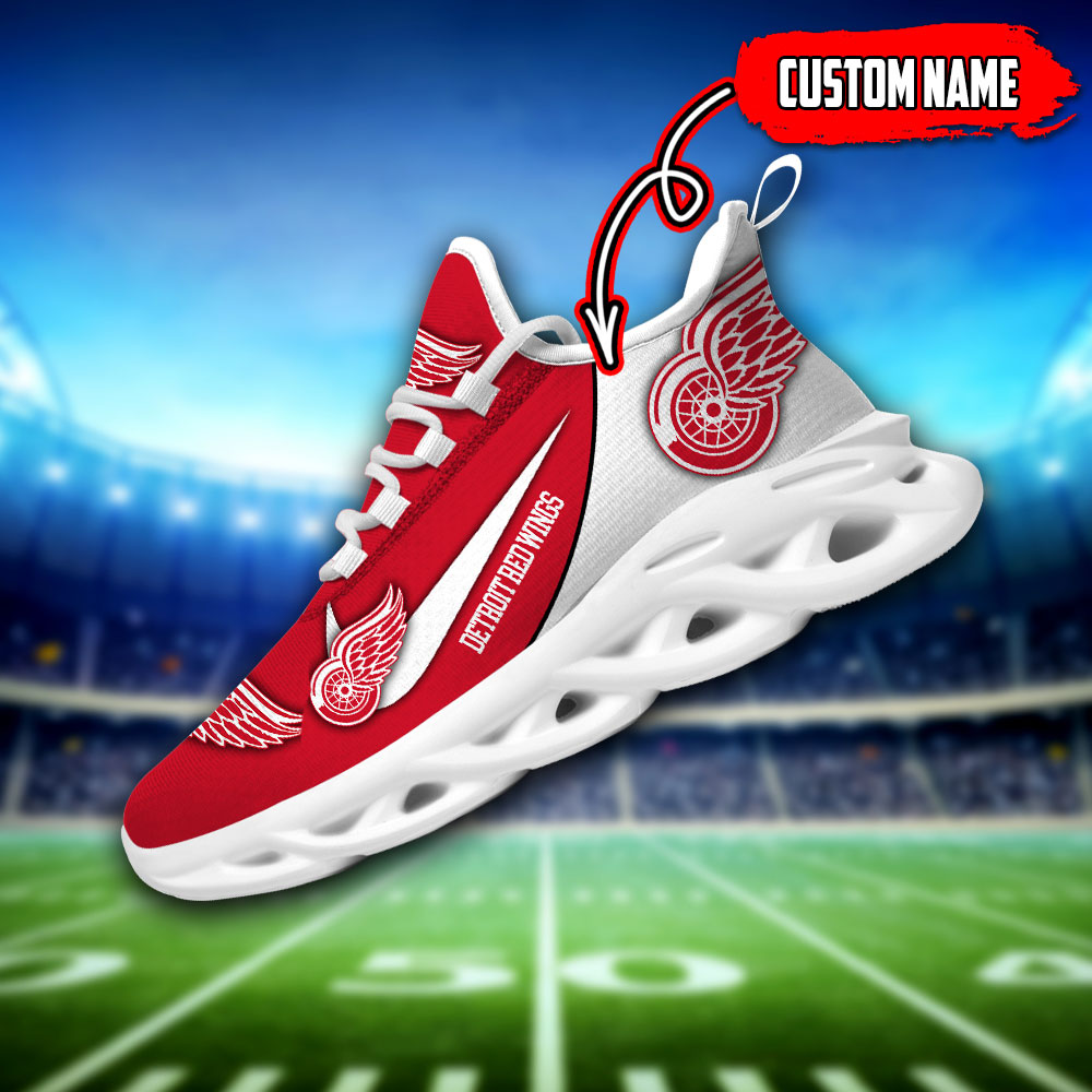 Detroit Red Wings Logo NHL Max Soul Shoes Running Shoes