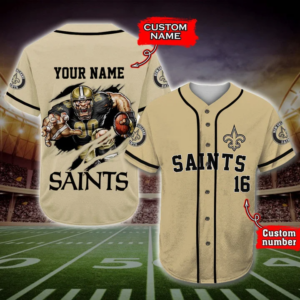 New Orleans Saints Baseball Jersey All Over Printed Personalized Nfl New  Orleans Saints Super Bowl Roster Apparel Near Me Custom Saints Football  Game Day 2023 - Laughinks