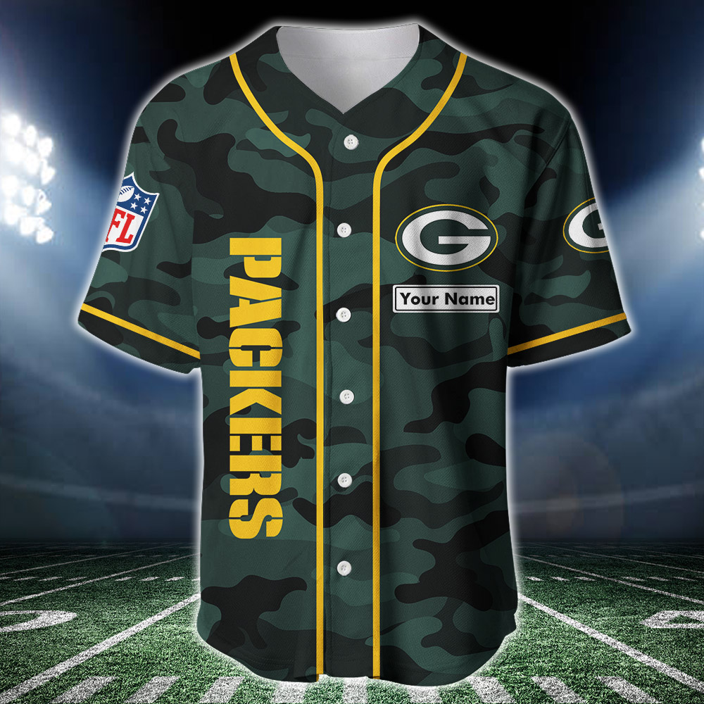 Green Bay Packers Jersey NFL Football Baseball Jersey Gift Ideas For Fan -  Family Gift Ideas That Everyone Will Enjoy