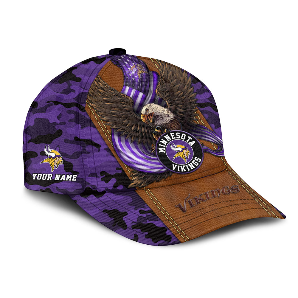 Minnesota Vikings-Personalized NFL Camo Cap 2202 - Winxmerch