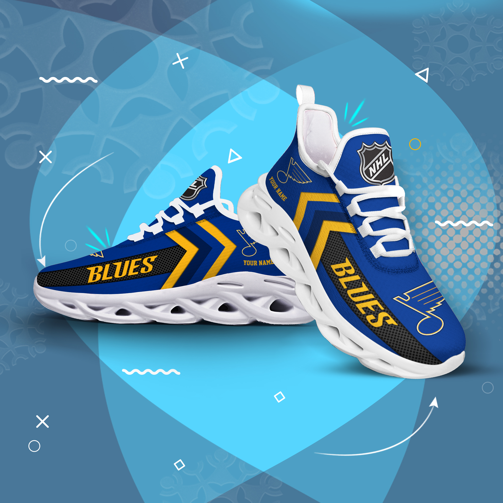 St louis blues on sale shoes