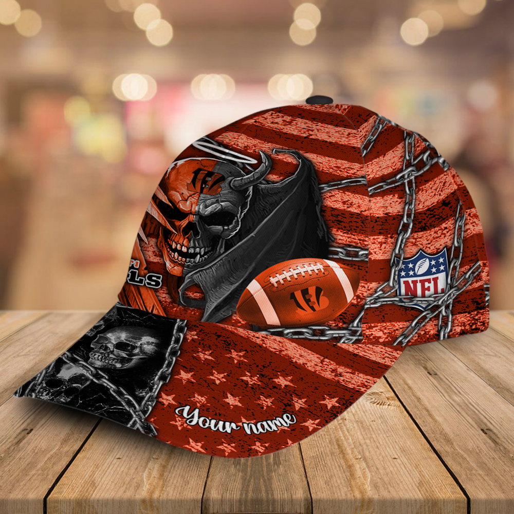 NFL Cincinnati Bengals Skull Cap - LIMITED EDITION