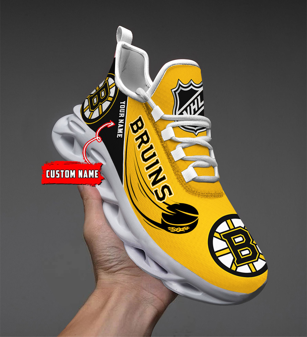 Boston Bruins Custom Name Air Jordan 13 Shoes Sneakers Mens Womens  Personalized Gifts