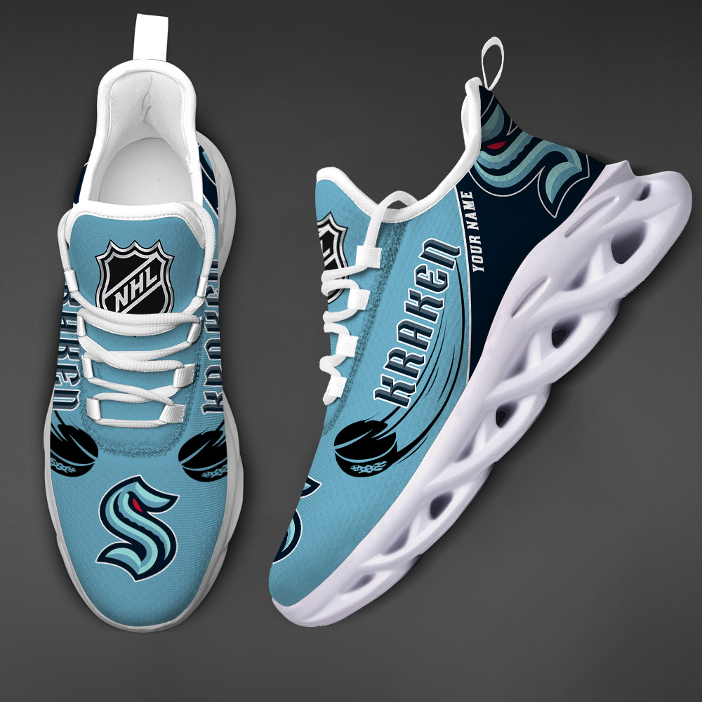 Seattle Kraken Logo NHL Max Soul Shoes Running Shoes