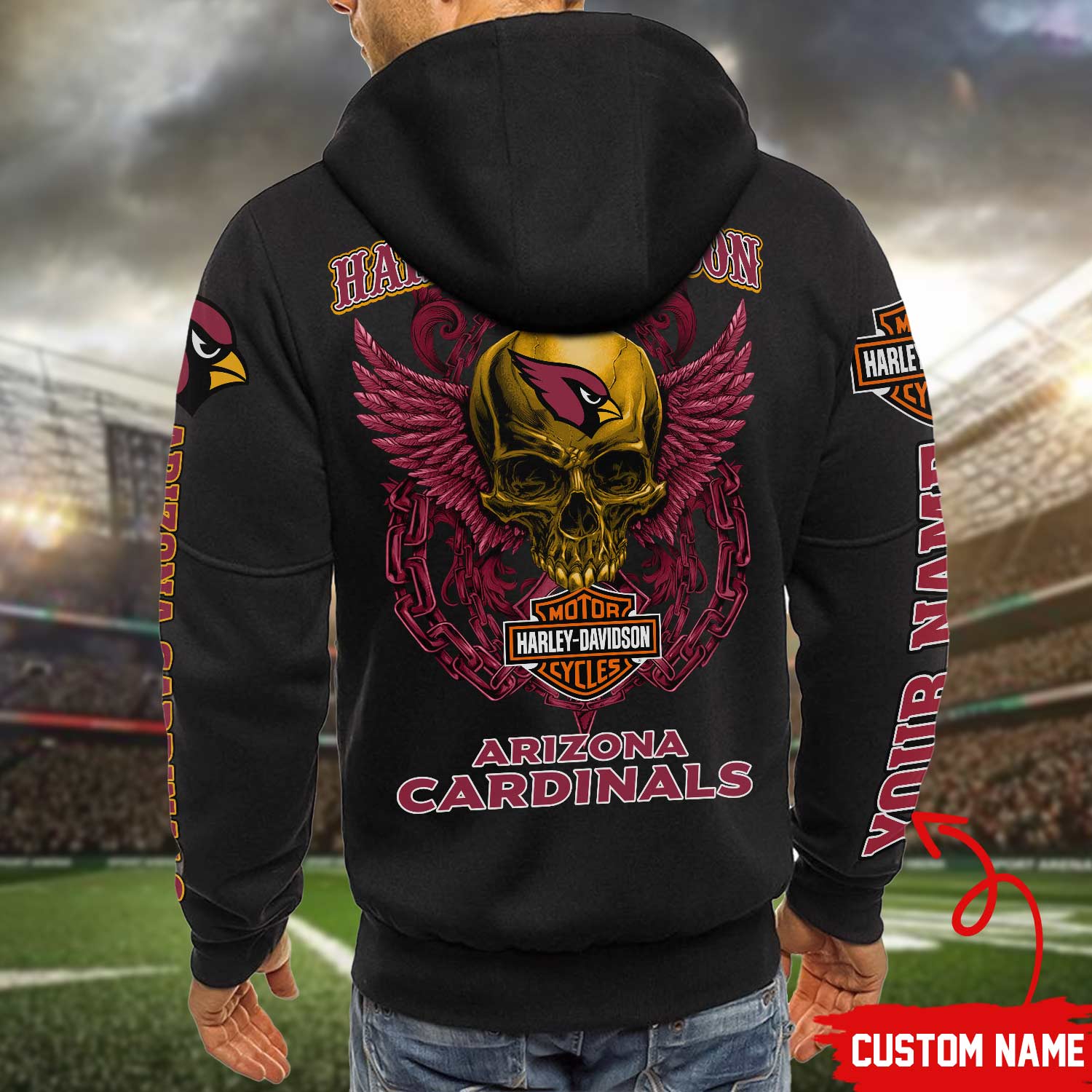 Cardinals personalized hoodie