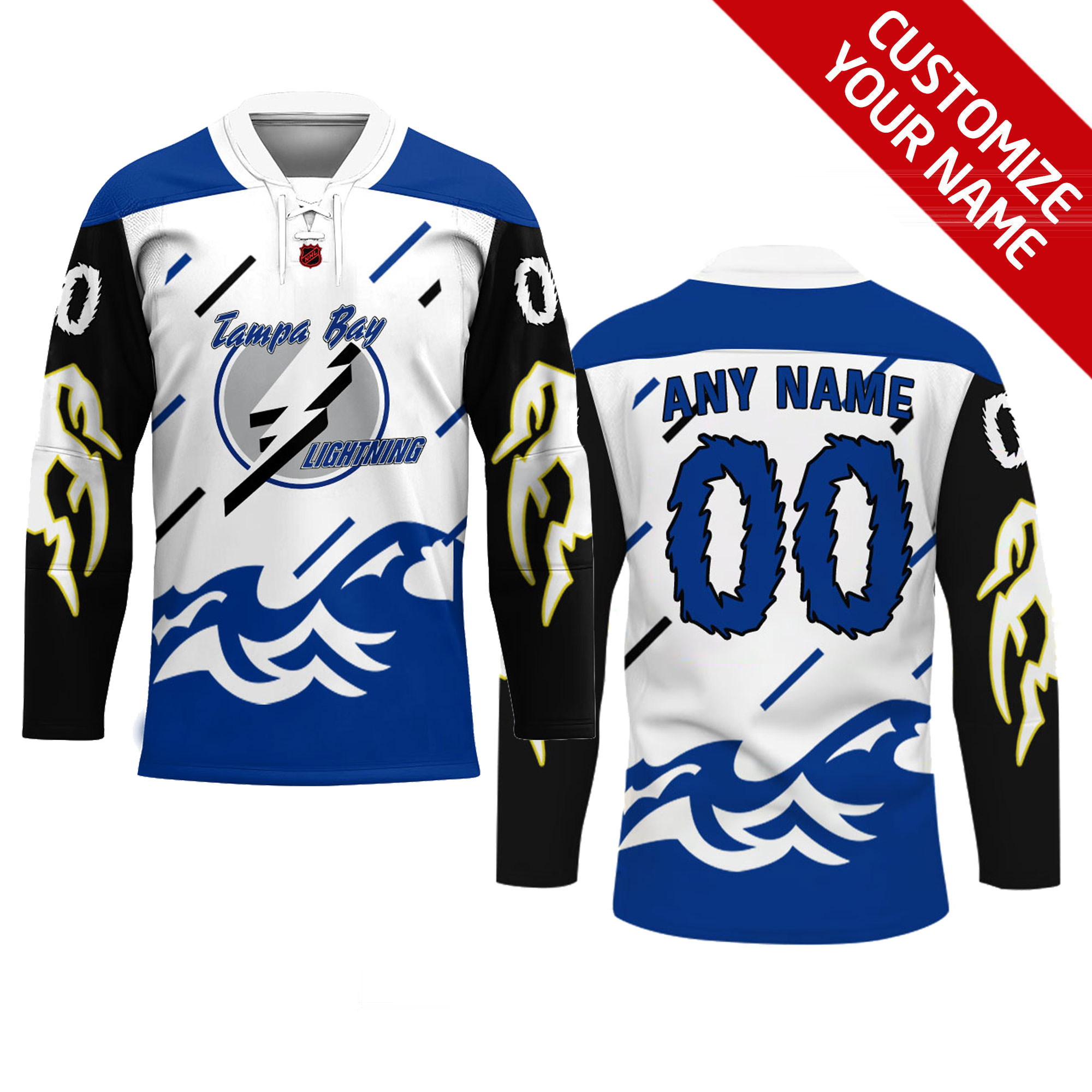 Tampa Bay Lightning Customized Number Kit For 2022 Reverse Retro Jersey –  Customize Sports