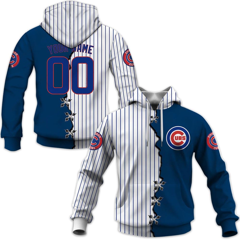 Chicago Cubs MLB Personalized Mix Baseball Jersey - Growkoc