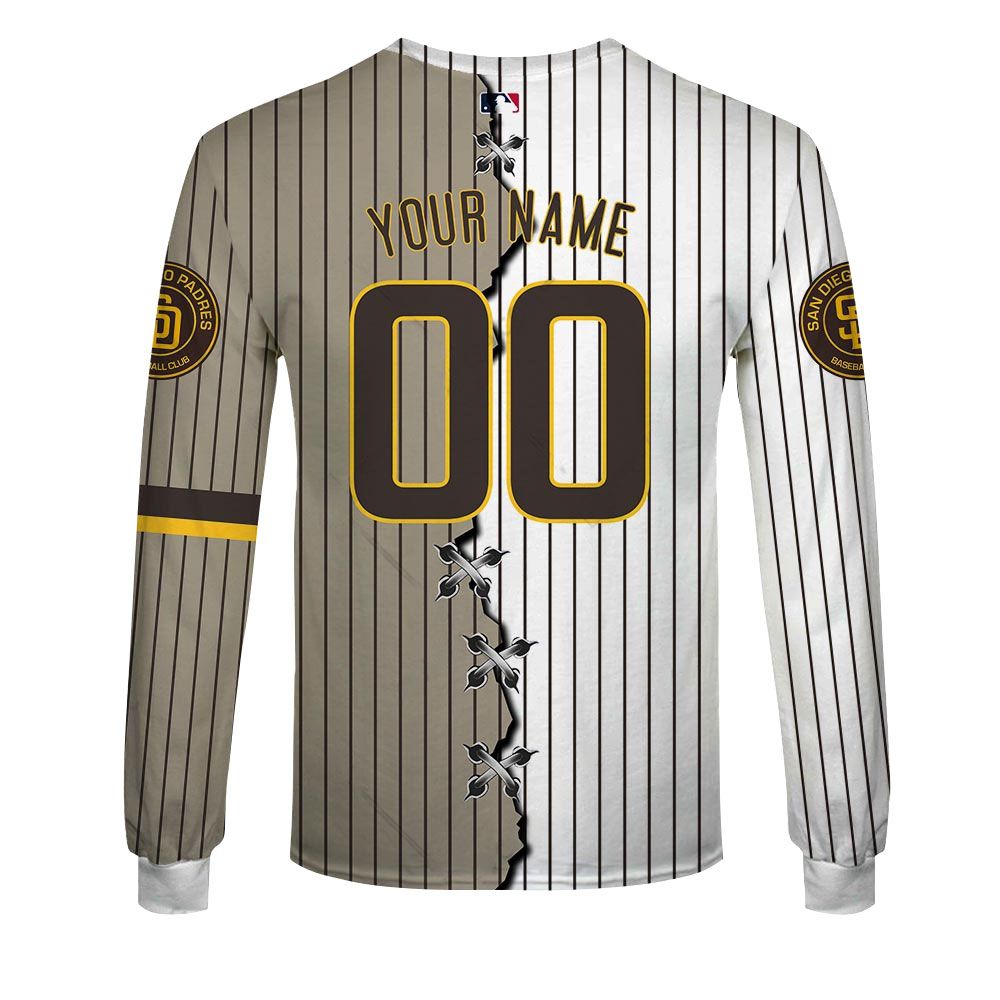 San Diego Padres Mix Jerseys MLB Jersey Shirt Custom Number And Name For  Men And Women Gift Fans - Freedomdesign