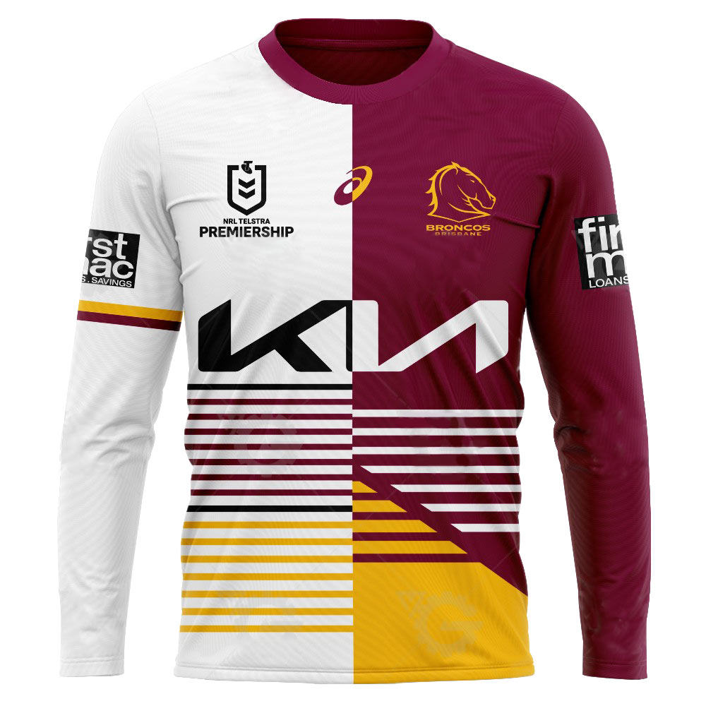 Brisbane Broncos-Personalized NRL Mix Jersey