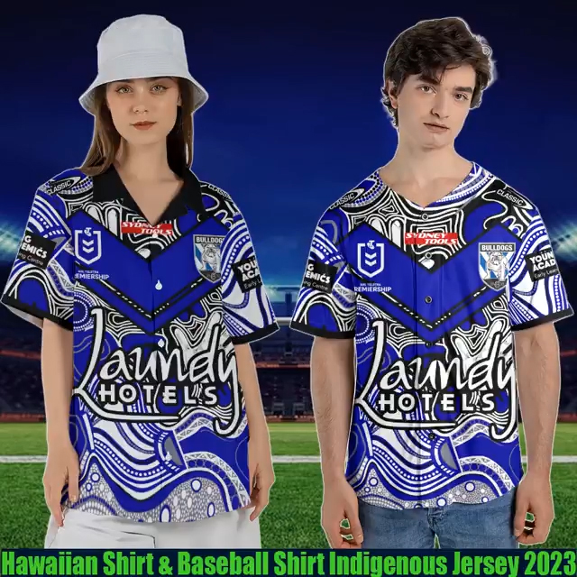 Canterbury-Bankstown Bulldogs-Custom Naidoc Week Indigenous Jersey 2023  Best Gifts for Rugby Fans-SP24052303DS04 - Winxmerch