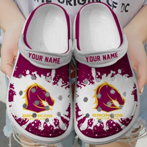 NRL - Brisbane Broncos Personalized Crocs For All Fans - Limited