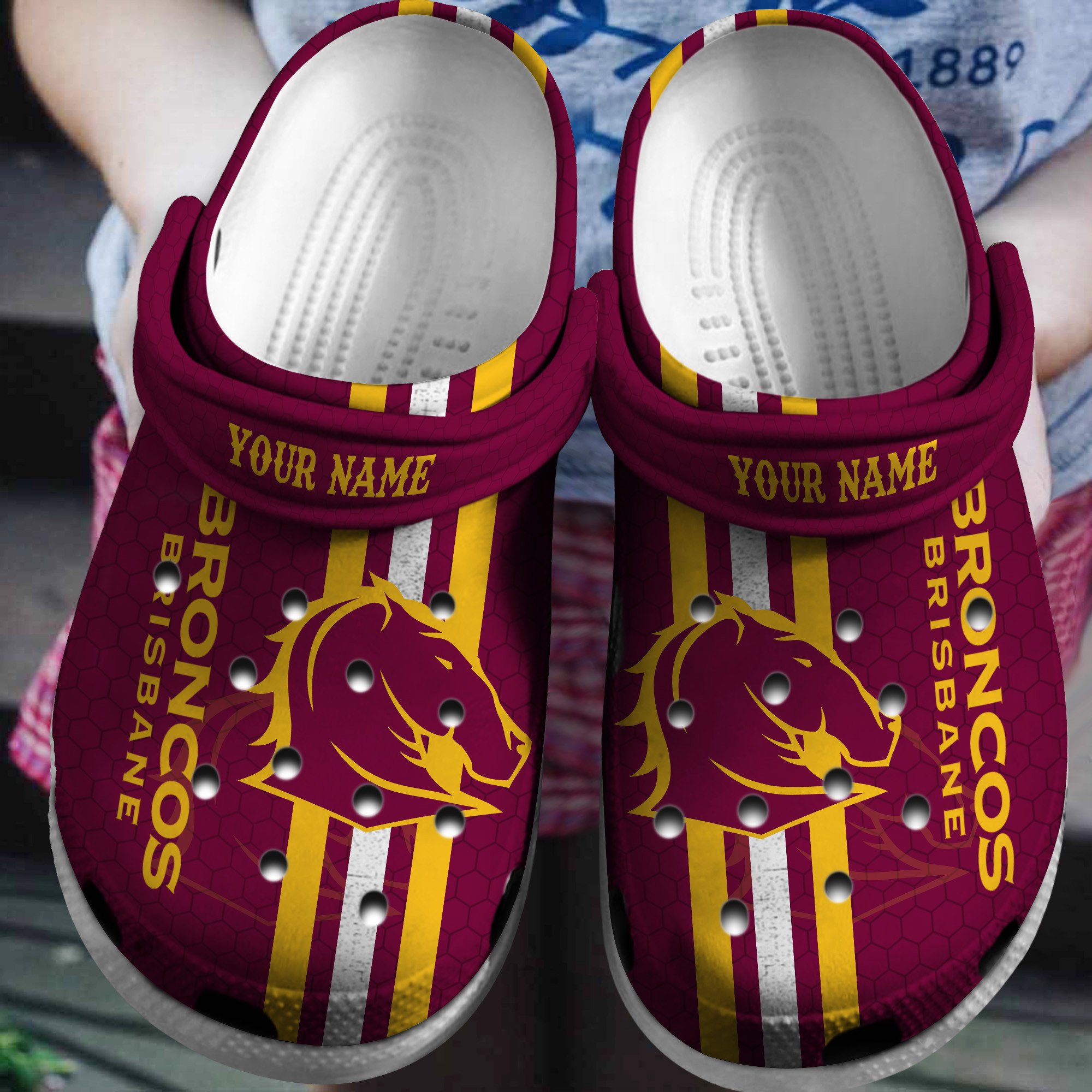 Brisbane Broncos-NRL Personalized Crocs For All Fans - Limited Edition ...