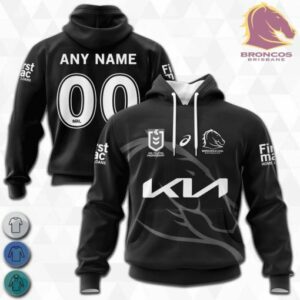 Brisbane Broncos NRL Personalized 3D Hoodies Home Jersey - USALast